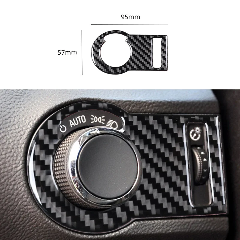 Carbon Fiber Car Headlight Switch Sticker Decal Interior Trim Cover for Chevrolet Camaro 2010-2015 Accessories
Carbon Fiber Car Headlight Switch Sticker Decal Interior Trim Cover for Chevrolet Camaro 2010-2015 Accessories