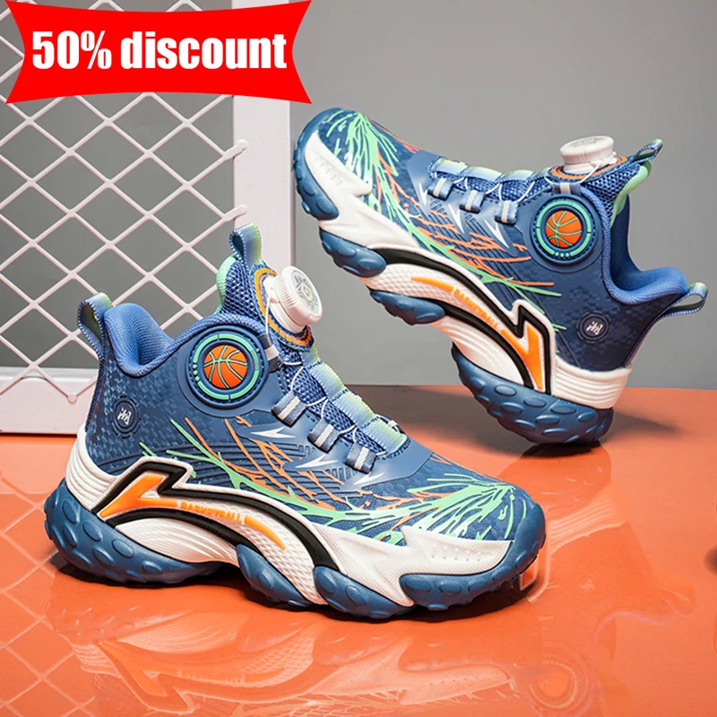 Kid Basketball Shoes School Training Competition Anti Slip Shock-absorbing Tennis Shoes PU Leather Rebound Comfort Running Shoes
Kid Basketball Shoes School Training Competition Anti Slip Shock-absorbing Tennis Shoes PU Leather Rebound Comfort Running Shoes