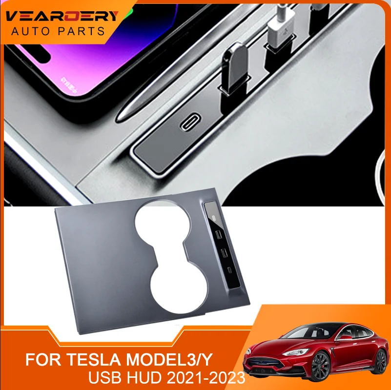USB Hub For Tesla Model 3 Y 2021 2022 2023 Docking Station of Center Console Smart Sensor Fast Charging Adapter Accessories
USB Hub For Tesla Model 3 Y 2021 2022 2023 Docking Station of Center Console Smart Sensor Fast Charging Adapter Accessories