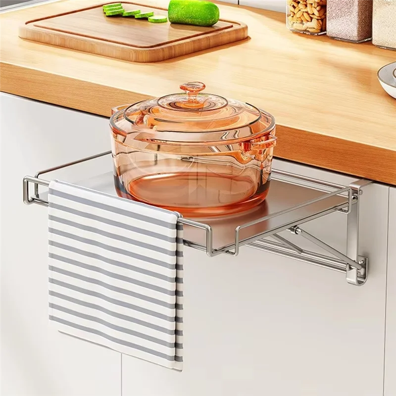 ABKP-Stainless Steel Foldable Countertop Storage Rack Storage Rack For Kitchen Space-Saving Design Extends Countertop Utility
ABKP-Stainless Steel Foldable Countertop Storage Rack Storage Rack For Kitchen Space-Saving Design Extends Countertop Utility