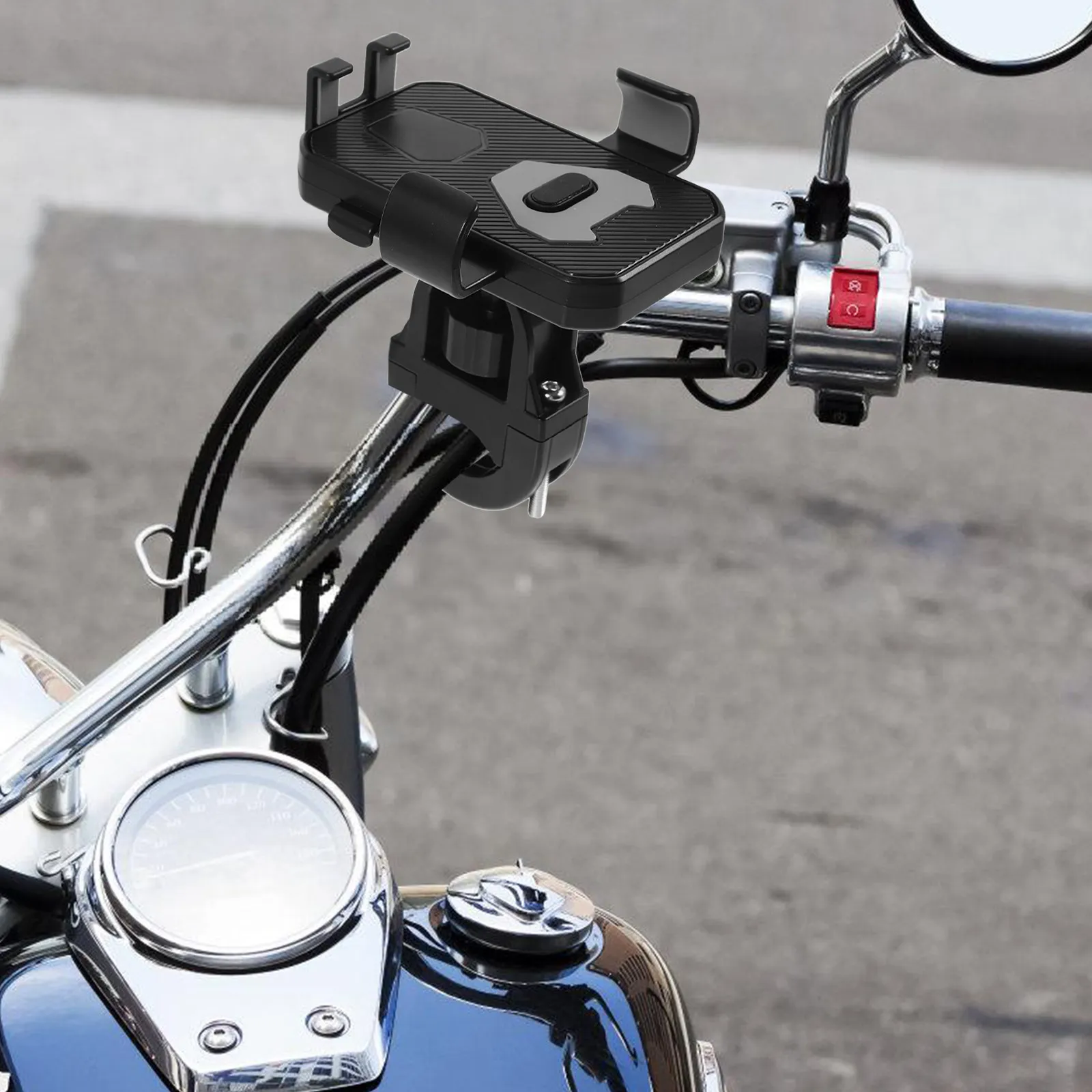 Stable Phone Holder for Bike Motorbike 360 Degree Adjustable Grip Shockproof Design Easy Installation Bike Phone Holder
Stable Phone Holder for Bike Motorbike 360 Degree Adjustable Grip Shockproof Design Easy Installation Bike Phone Holder