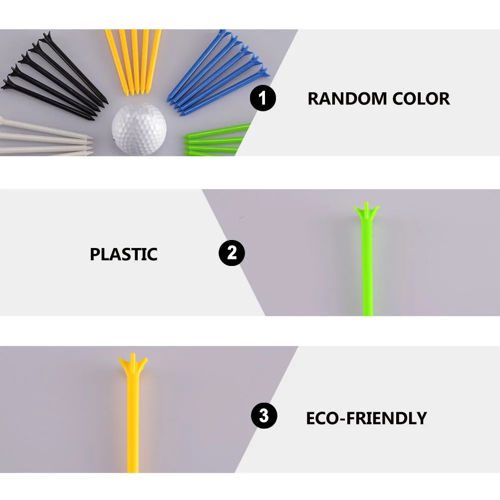 20pcs Golf Tees Plastic Reusable Eco-Friendly Training Aids Compact Lightweight Indoor Outdoor Practice Equipment Accessories
20pcs Golf Tees Plastic Reusable Eco-Friendly Training Aids Compact Lightweight Indoor Outdoor Practice Equipment Accessories