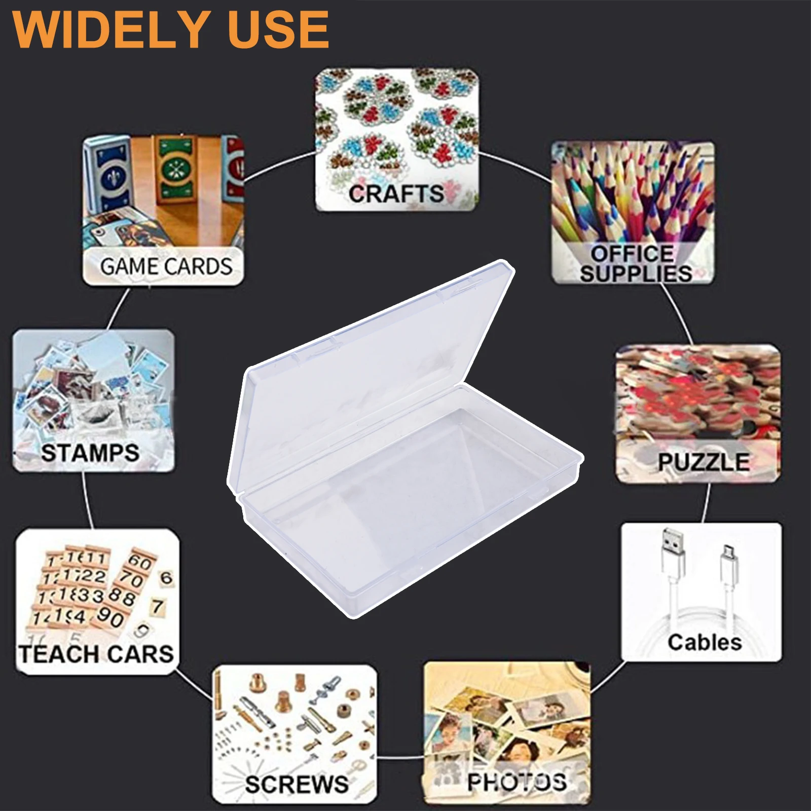 Sturdy PP Material Photo Storage Container with Buckle Closure for Sorting and Storing Photographs and Sundries
Sturdy PP Material Photo Storage Container with Buckle Closure for Sorting and Storing Photographs and Sundries