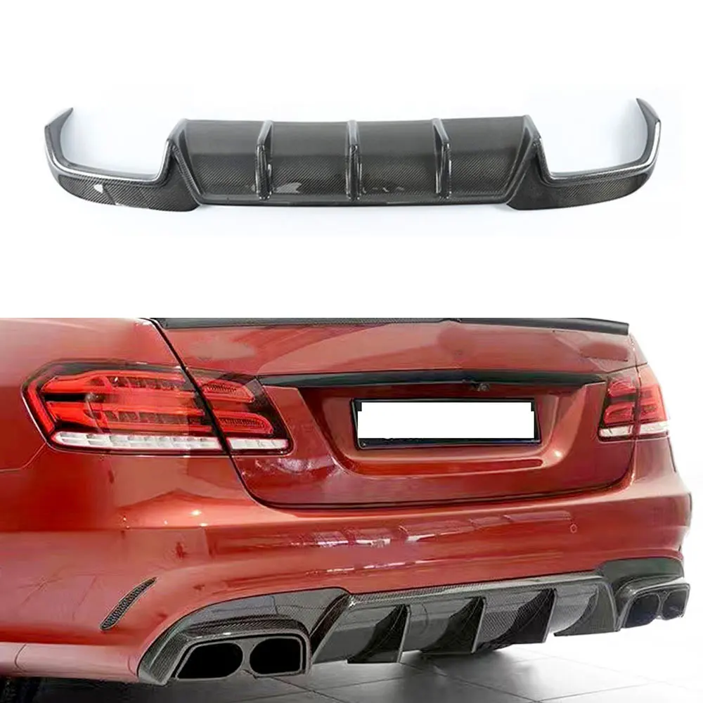 Carbon Fiber Car Rear Bumper Lip Diffuser For Benz E Class W212 E63 E260 E300 E400 E63S AMG 2014 2015 2016 Auto Styling
Carbon Fiber Car Rear Bumper Lip Diffuser For Benz E Class W212 E63 E260 E300 E400 E63S AMG 2014 2015 2016 Auto Styling