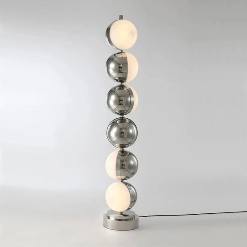 Space Bauhaus retro designer ball floor lamp living room sofa decoration model room stainless steel atmosphere
Space Bauhaus retro designer ball floor lamp living room sofa decoration model room stainless steel atmosphere