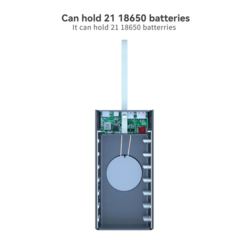 Чувствительный 15 Вт беспроводной быстрый зарядный чехол 21*18650 Powerbank PD QC для зарядки телефонов Push-Pull DIY мобильный Power Bank Shell A
Чувствительный 15 Вт беспроводной быстрый зарядный чехол 21*18650 Powerbank PD QC для зарядки телефонов Push-Pull DIY мобильный Power Bank Shell A
