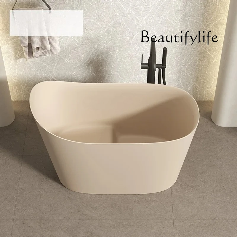 French style Deep bubble artificial stone bathtub Home bed and breakfast bathroom Separate seated mini bathtub bathtub
French style Deep bubble artificial stone bathtub Home bed and breakfast bathroom Separate seated mini bathtub bathtub