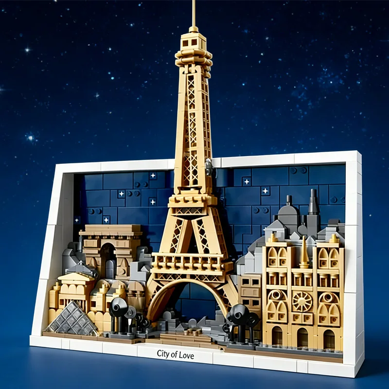 2026 New Toy Paris Love City Boys and Girls Set Valentine's Day Birthday Gift Home Decoration (Building Blocks Only)
2026 New Toy Paris Love City Boys and Girls Set Valentine's Day Birthday Gift Home Decoration (Building Blocks Only)
