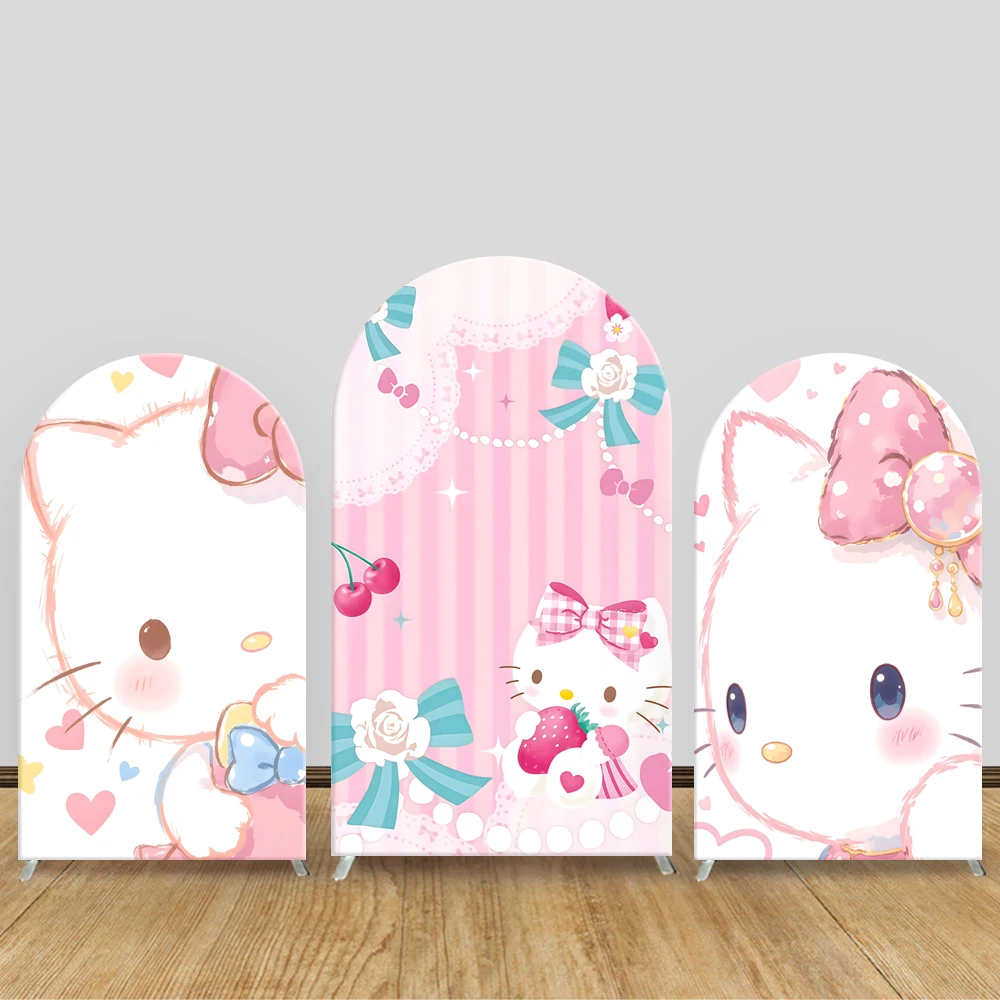TB Hello Kitty Arch Backdrop Sanrio Cartoon Pink Photography Background Baby Girl Shower Birthday Party Decor Elastic Fabric
TB Hello Kitty Arch Backdrop Sanrio Cartoon Pink Photography Background Baby Girl Shower Birthday Party Decor Elastic Fabric