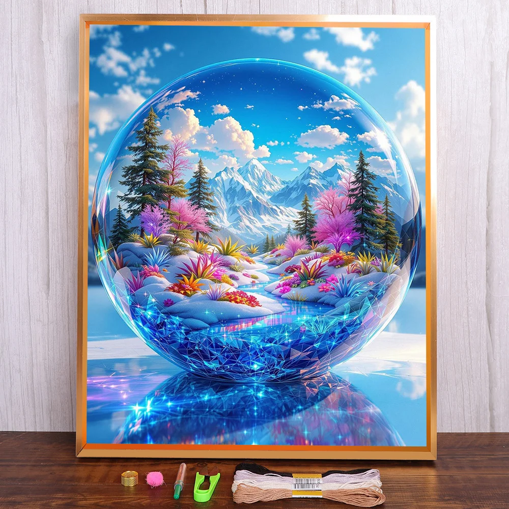 Scenery Snow Mountain Printed Cross-Stitch DIY Embroidery Complete Kit Hobby Craft Painting Handiwork Floss Promotions Wholesale
Scenery Snow Mountain Printed Cross-Stitch DIY Embroidery Complete Kit Hobby Craft Painting Handiwork Floss Promotions Wholesale