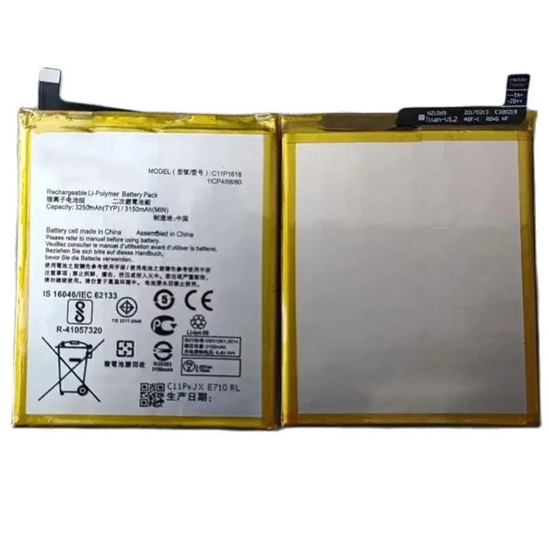 Аккумулятор C11P1618 для телефона ASUS Zenfone 4 Z01KD ZE554KL 3300 мАч AKKU Batteria
Аккумулятор C11P1618 для телефона ASUS Zenfone 4 Z01KD ZE554KL 3300 мАч AKKU Batteria