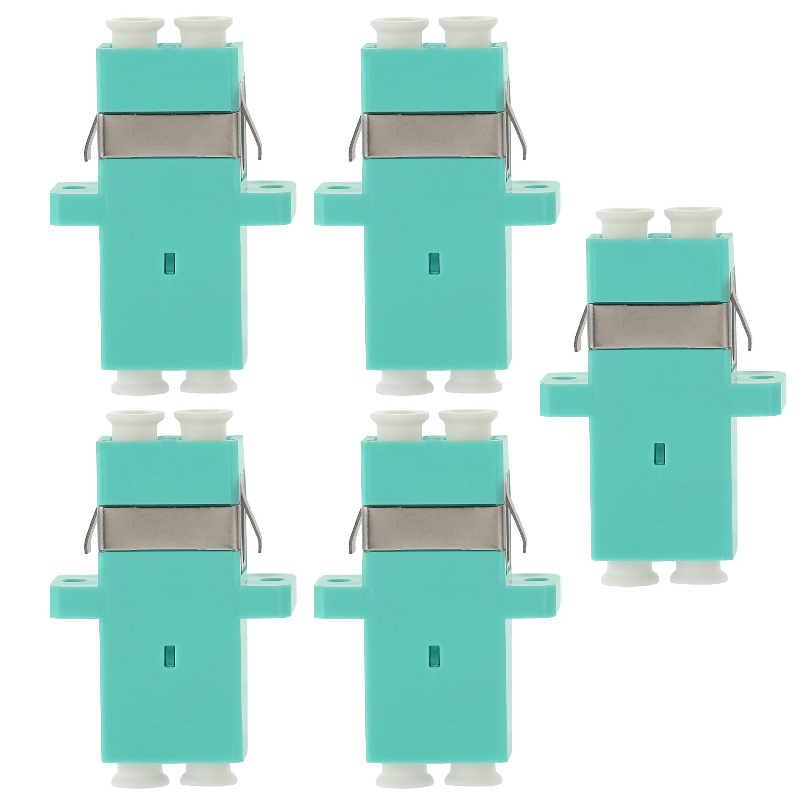 5 pcs LC LC Lc To Lc Coupler Connector Female Duplex Fiber Optic Connector Couplers Adapter OM4 Cable Connectors
5 pcs LC LC Lc To Lc Coupler Connector Female Duplex Fiber Optic Connector Couplers Adapter OM4 Cable Connectors