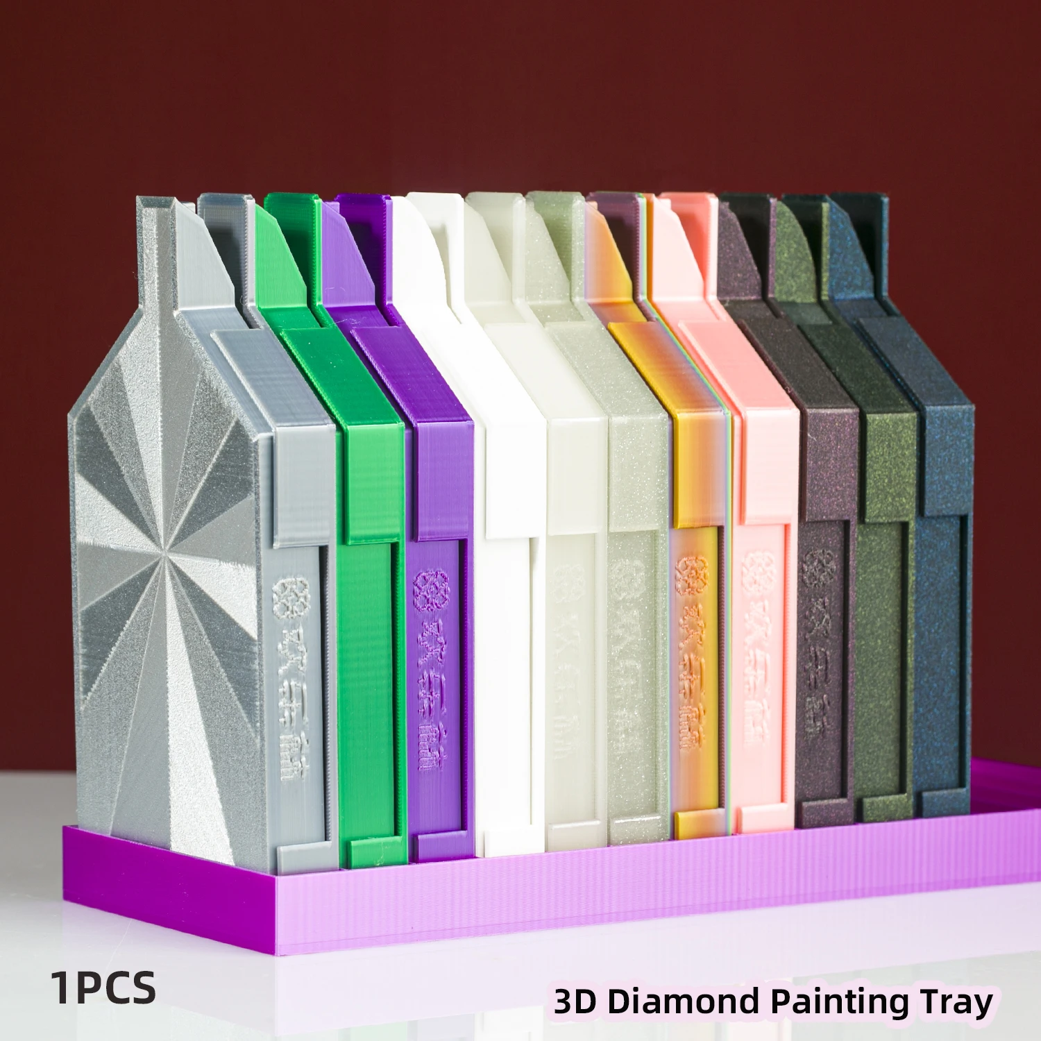Diamond Painting Tray Organizer with Y-Shape Ejection Plug for 5D Diamond Painting Accessories Storage Tools Glitter
Diamond Painting Tray Organizer with Y-Shape Ejection Plug for 5D Diamond Painting Accessories Storage Tools Glitter