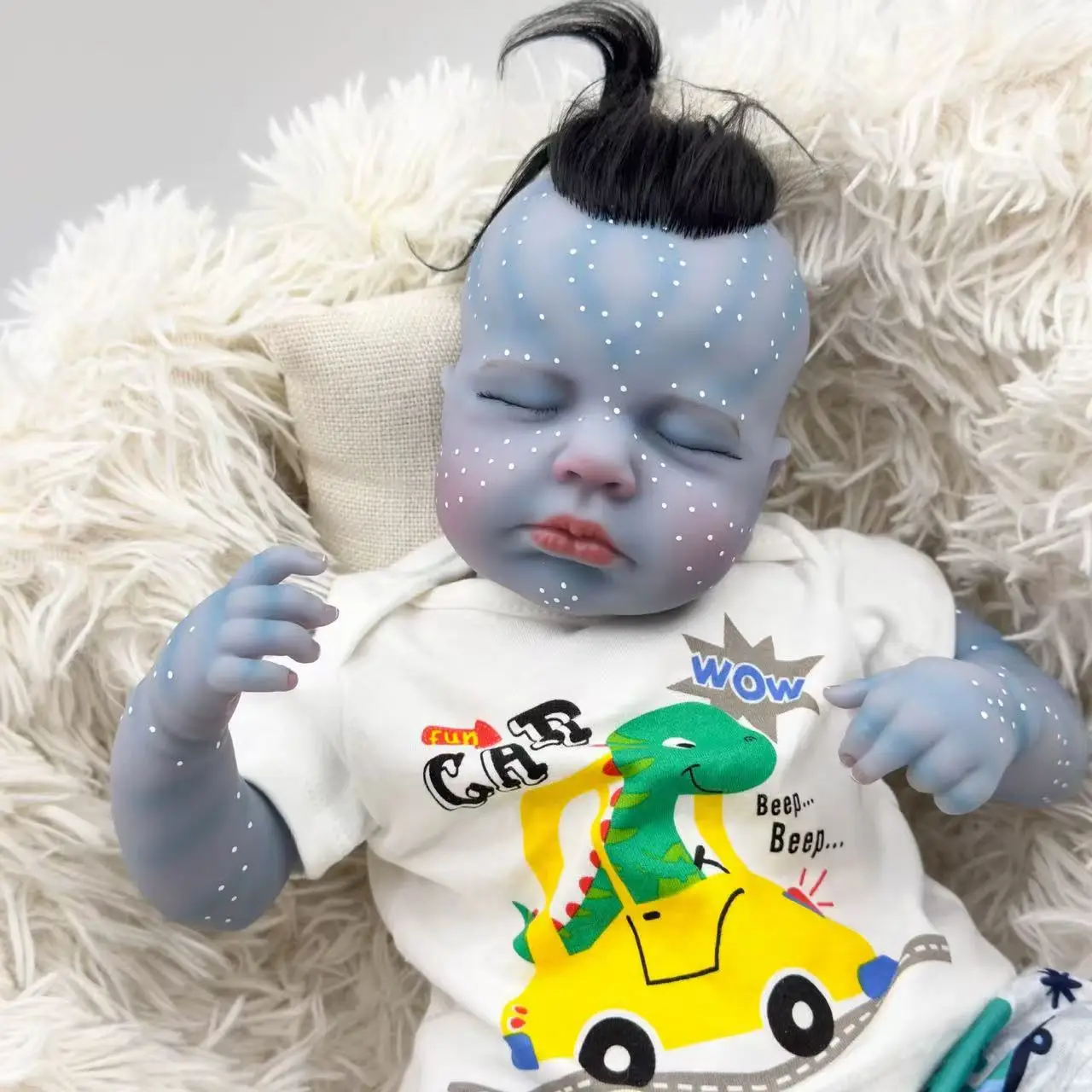 Realistic Reborn Baby Doll 20 inch Soft Cloth Body Vinyl Girl Real Look Newborn Dolls Painted Hair Real Life Baby Dolls Toy for Kids Age 3 +
Realistic Reborn Baby Doll 20 inch Soft Cloth Body Vinyl Girl Real Look Newborn Dolls Painted Hair Real Life Baby Dolls Toy for Kids Age 3 +