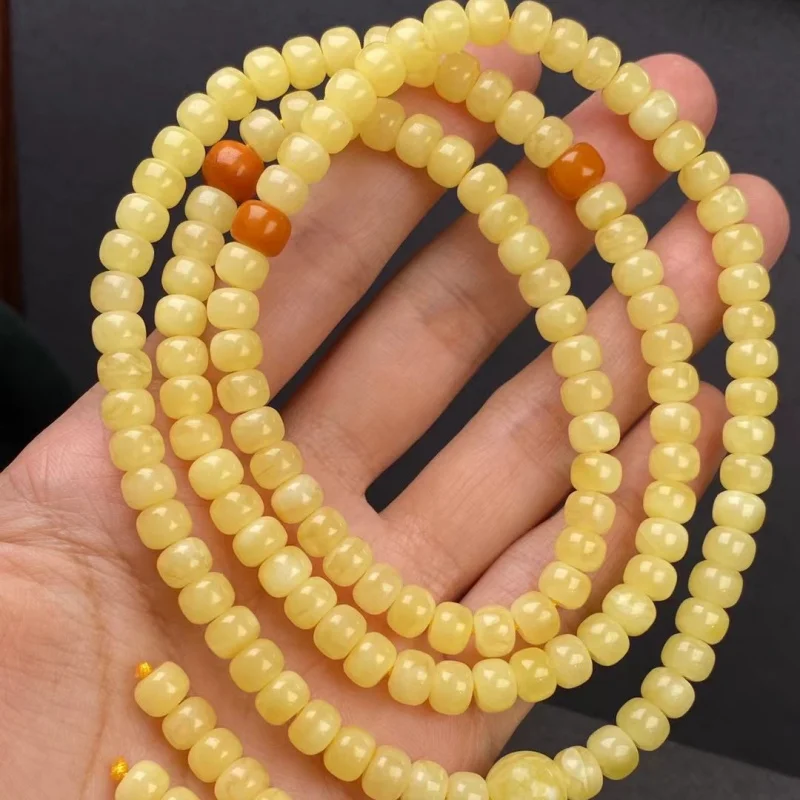 Factory Wholesale Natural Beeswax Russian Material White Flower Honey Old Type Beads Buddha Beads108Piece Amber Buddhist Bead Ne
Factory Wholesale Natural Beeswax Russian Material White Flower Honey Old Type Beads Buddha Beads108Piece Amber Buddhist Bead Ne
