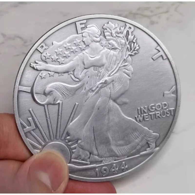 Jumbo Walking Liberty Half Dollar (7.3cm) Coin Magic Tricks Appearing Magia Magician Close Up Street Illusions Props Accessories
Jumbo Walking Liberty Half Dollar (7.3cm) Coin Magic Tricks Appearing Magia Magician Close Up Street Illusions Props Accessories
