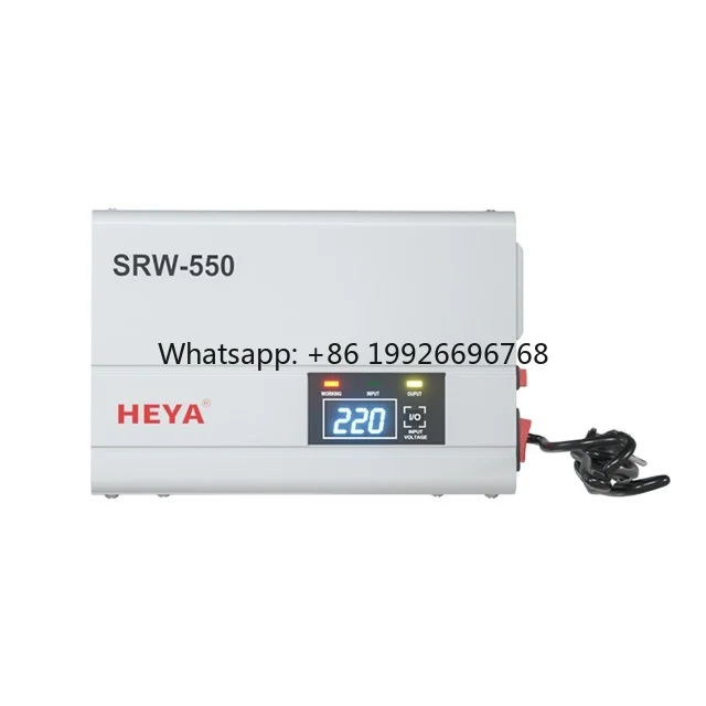 Single-Phase Desktop Electronic Power Stabilizer 550VA Output 220V Safe Voltage Regulator with AC Current 50/60Hz Frequency
Single-Phase Desktop Electronic Power Stabilizer 550VA Output 220V Safe Voltage Regulator with AC Current 50/60Hz Frequency