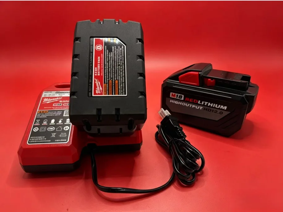Milwaukee M18 Fast Charging Charger Replacement 48-59-1812 Fit All Milwaukee 12V 18V Batteries Safe and Stable Charging
Milwaukee M18 Fast Charging Charger Replacement 48-59-1812 Fit All Milwaukee 12V 18V Batteries Safe and Stable Charging