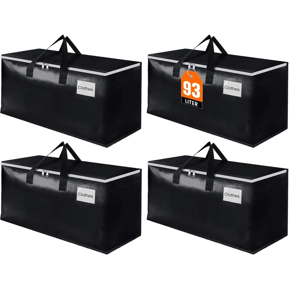 Extra Large Moving Boxes-Moving Bags with Zipper, Carrying Handles and Tag Pocket-Moving Supplies for Space Saving-Totes for Sto
Extra Large Moving Boxes-Moving Bags with Zipper, Carrying Handles and Tag Pocket-Moving Supplies for Space Saving-Totes for Sto