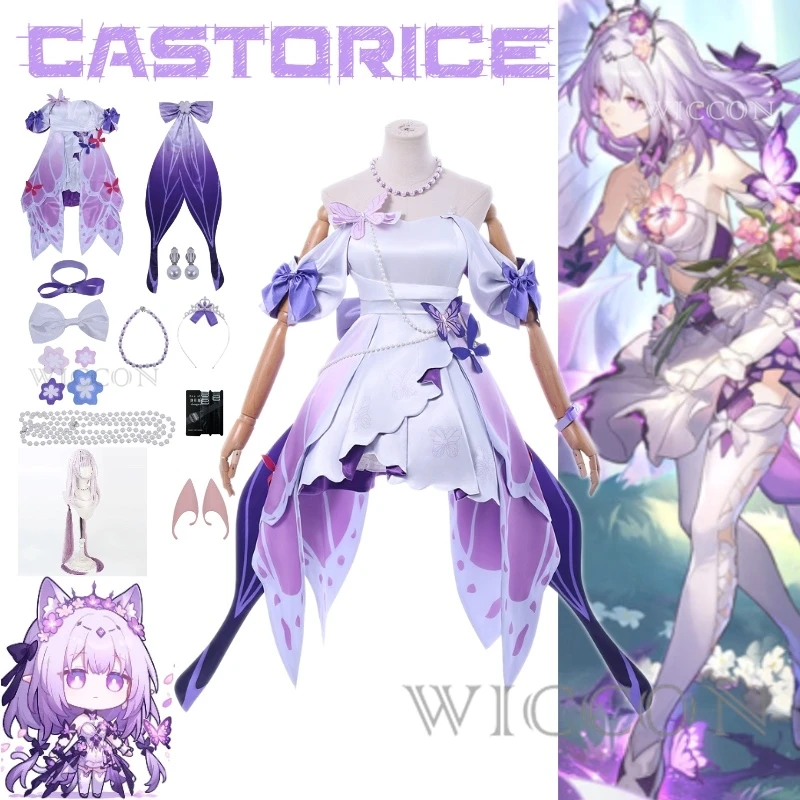 Honkai: Star Rail Game Castorice One Character The Styx Daughter The Golden Seed With Concert Dress Cosplay Costume Game All Set
Honkai: Star Rail Game Castorice One Character The Styx Daughter The Golden Seed With Concert Dress Cosplay Costume Game All Set