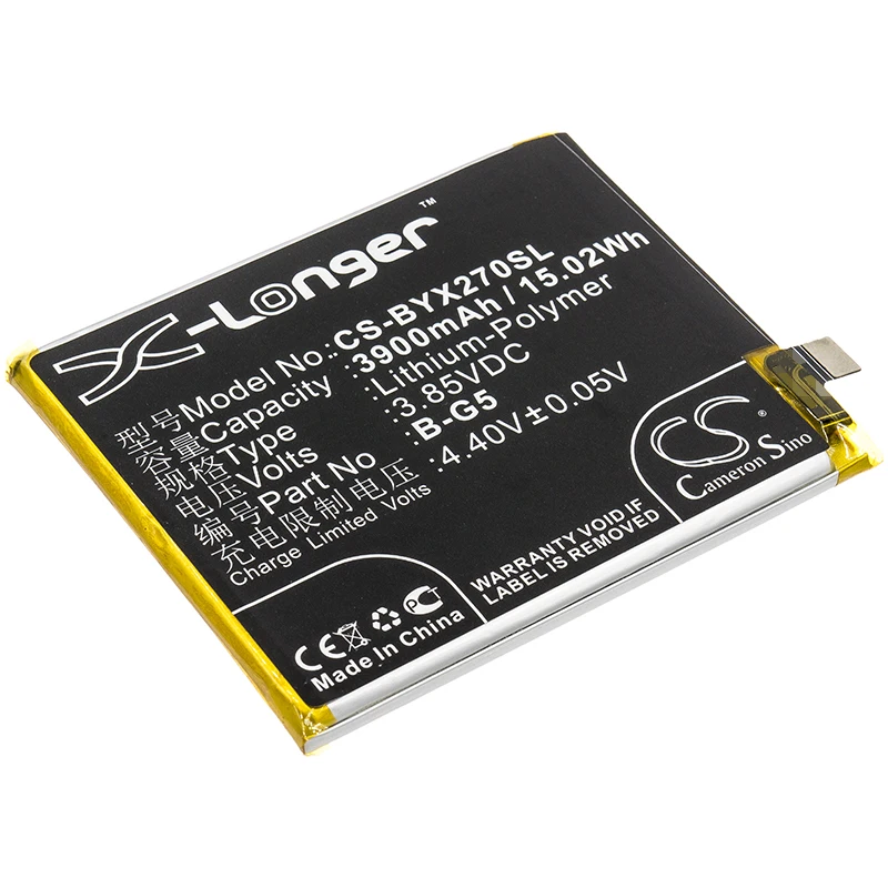 Li-Polymer Mobile SmartPhone Battery for VIVO, BBK | 3.85V, 3900mAh | Compatible Model: X27, X27A, V1829A, V1829
Li-Polymer Mobile SmartPhone Battery for VIVO, BBK | 3.85V, 3900mAh | Compatible Model: X27, X27A, V1829A, V1829