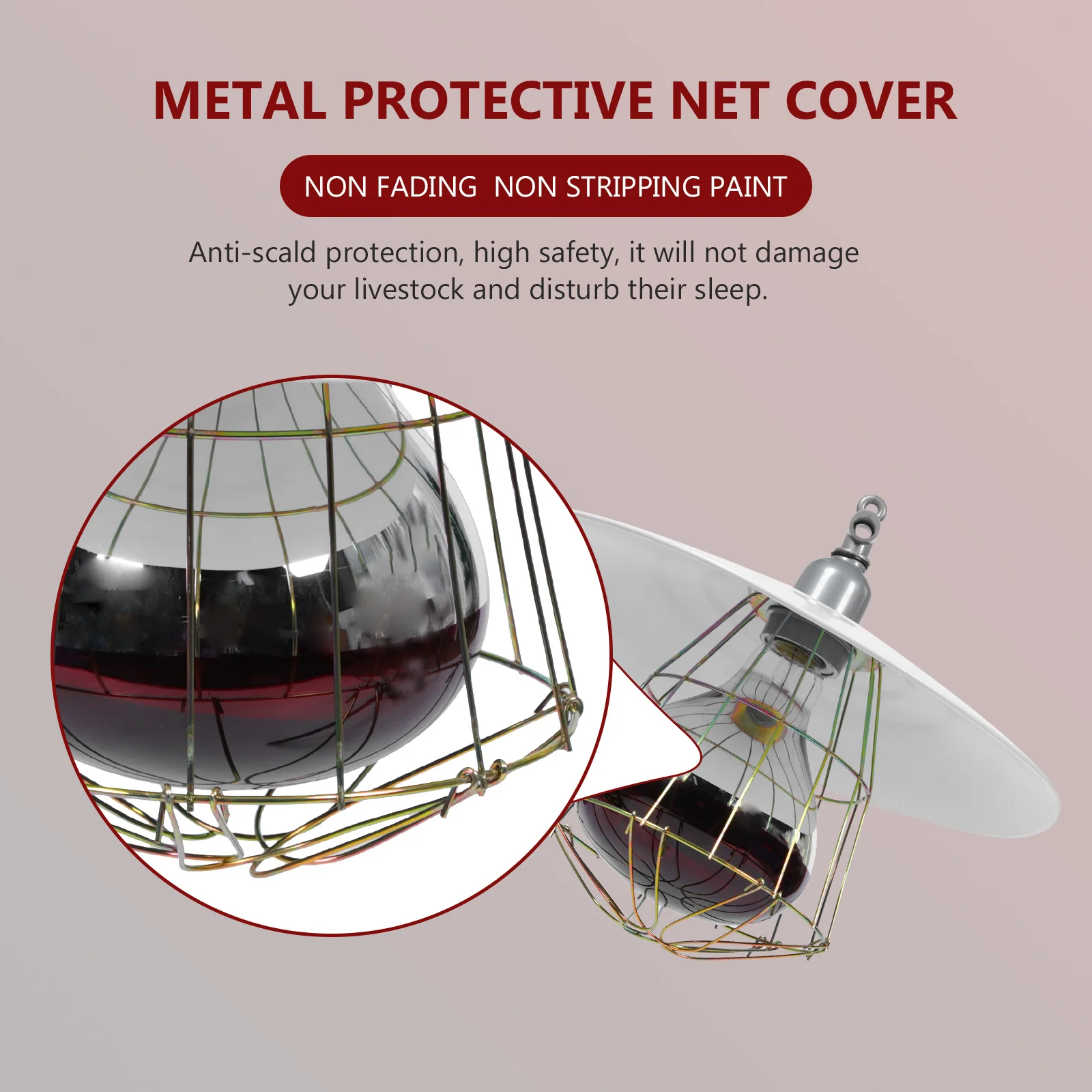 250W Reptile Pet Supply Heating Lamp for Livestock Cage Warmer Incubator Box Animal Habitat Temperature Control Tool
250W Reptile Pet Supply Heating Lamp for Livestock Cage Warmer Incubator Box Animal Habitat Temperature Control Tool