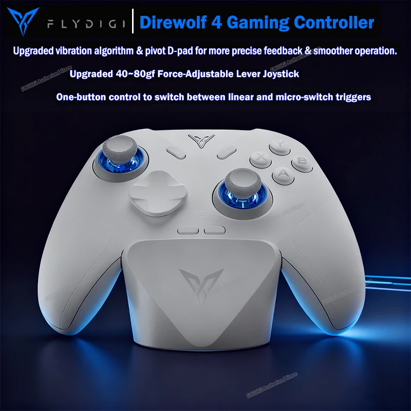 Flydigi Just Launched Direwolf 4 controller gamepad wireless gamepad for pc /Switch/Phone/tablet computer,with charging dock
Flydigi Just Launched Direwolf 4 controller gamepad wireless gamepad for pc /Switch/Phone/tablet computer,with charging dock