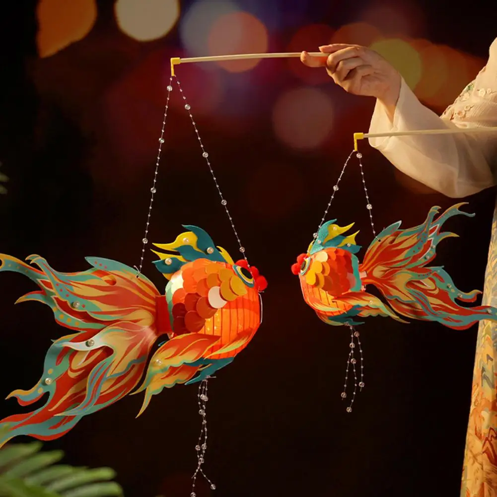 Diy Lantern Kit Kids Night Light Handmade Chinese New Year Mid-autumn Festival Goldfish Paper Lantern Set with Battery for Night
Diy Lantern Kit Kids Night Light Handmade Chinese New Year Mid-autumn Festival Goldfish Paper Lantern Set with Battery for Night