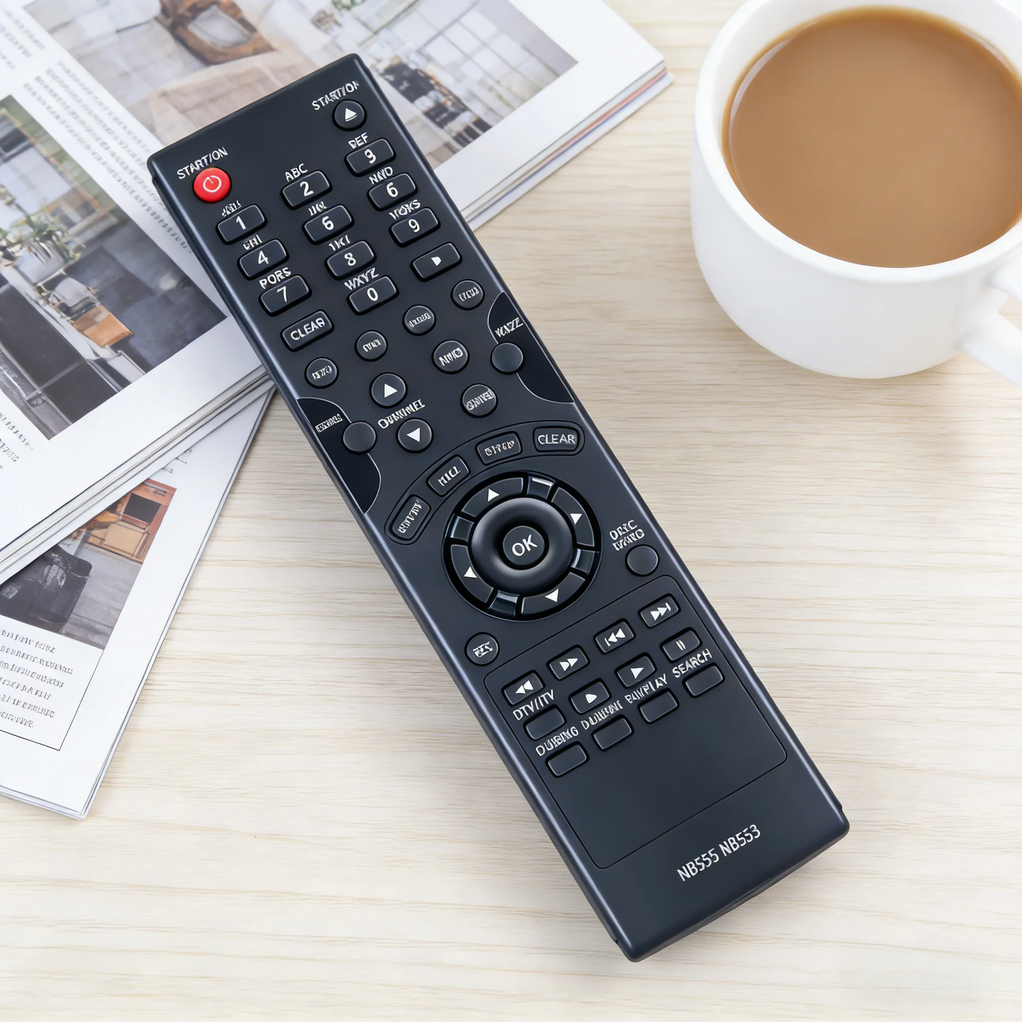 New Replacement Remote Control for Magnavox DVD DVDR VCR Combo Recorder Models NB552 NB553 NB555 NB555UD NB553UD ZV4
New Replacement Remote Control for Magnavox DVD DVDR VCR Combo Recorder Models NB552 NB553 NB555 NB555UD NB553UD ZV4