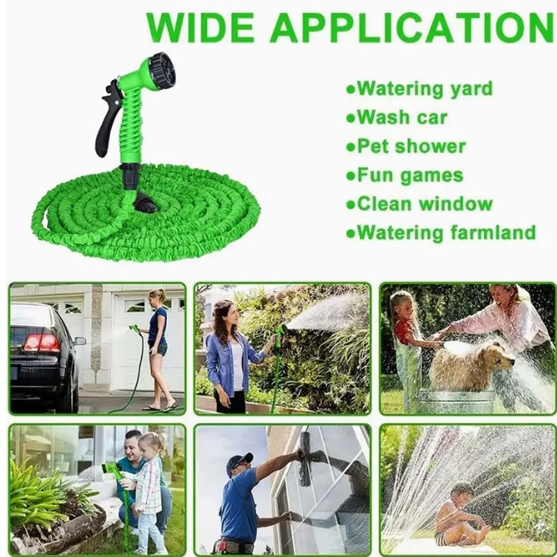 Multi-Functional Telescopic Water Hose 25F/50F/75F/100F Multi-Specification High-Pressure Cleaning Gun Household Gardening Tools
Multi-Functional Telescopic Water Hose 25F/50F/75F/100F Multi-Specification High-Pressure Cleaning Gun Household Gardening Tools