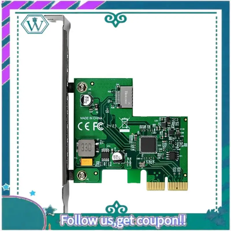 Карта расширения A75Q-PCIE PCI Express X2, однопортовая карта расширения TYPE-E USB3.1, 10 Гбит/с, чип ASM3142 для настольного ноутбука
Карта расширения A75Q-PCIE PCI Express X2, однопортовая карта расширения TYPE-E USB3.1, 10 Гбит/с, чип ASM3142 для настольного ноутбука