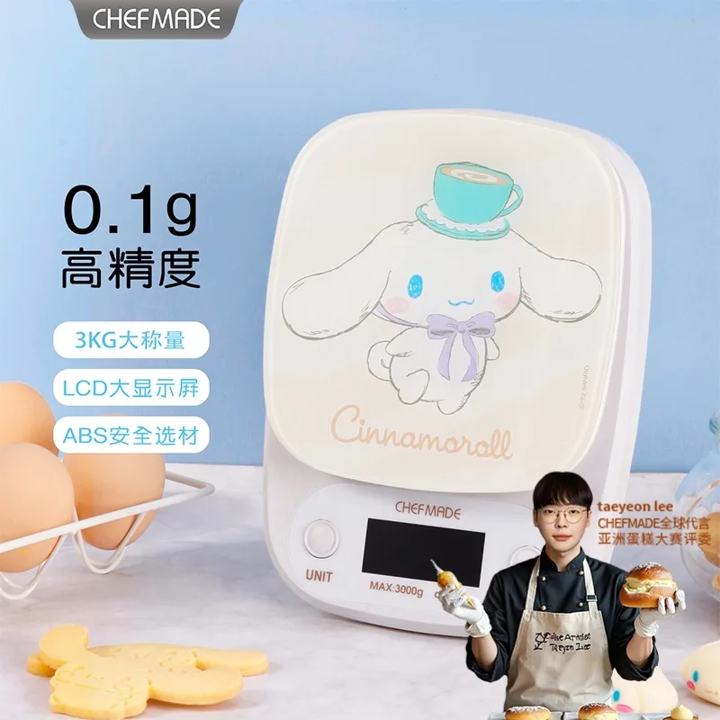 Sweet Cinnamoroll Hello Kitty Anime Kawaii Sanrio Kitchen Electronic Scale Cute Baking Gram Scale Home Gifts for Girls
Sweet Cinnamoroll Hello Kitty Anime Kawaii Sanrio Kitchen Electronic Scale Cute Baking Gram Scale Home Gifts for Girls