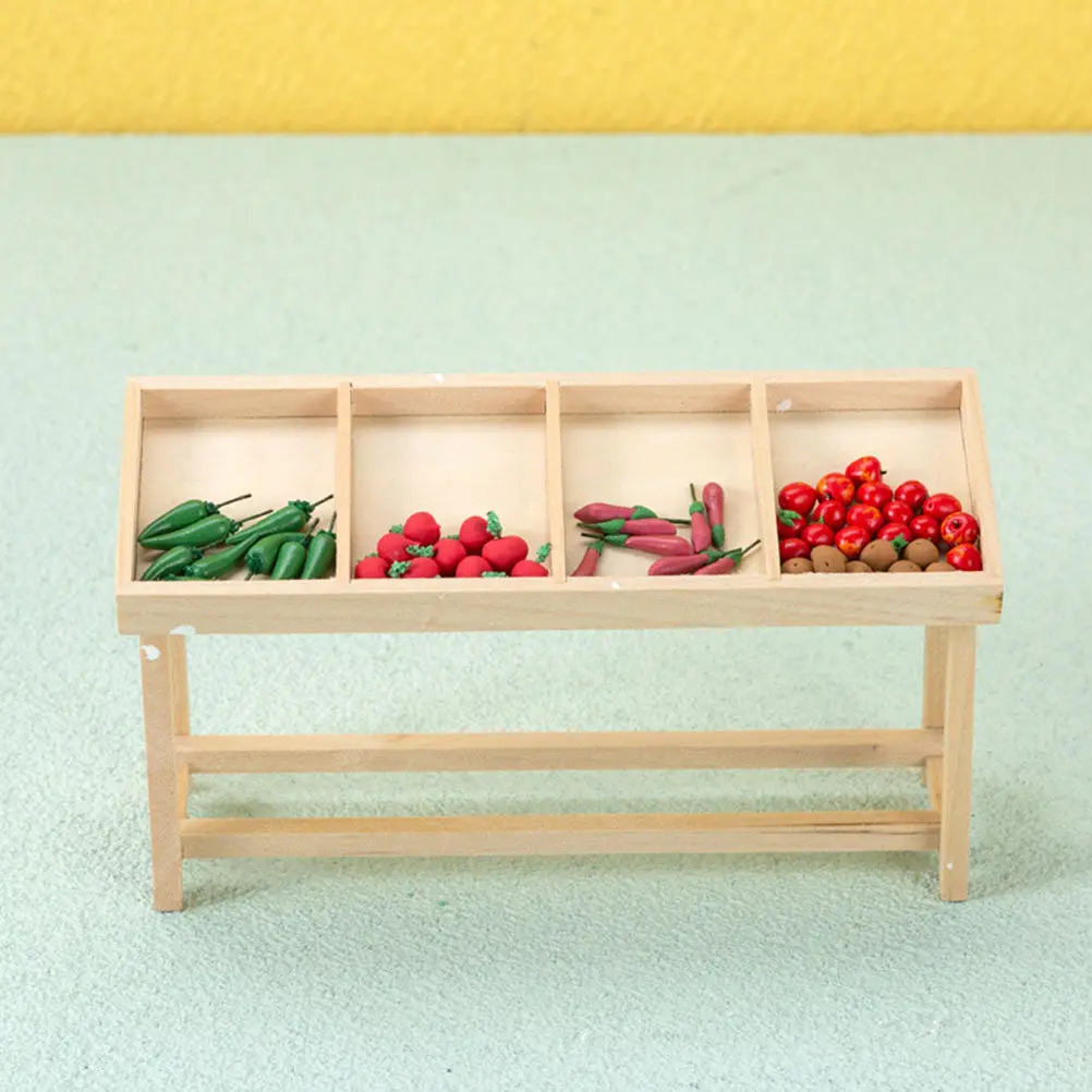 Miniature Vegetable Display Stand Premium Wood Mini House Decor Kids Fruit Shelf Decorative Tiny Fruits Rack
Miniature Vegetable Display Stand Premium Wood Mini House Decor Kids Fruit Shelf Decorative Tiny Fruits Rack