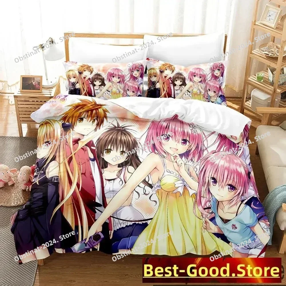 3D Print To Love Ru Darkness Bedding Set Boys Girls Twin Queen King Size Duvet Cover Pillowcase Bed boys Adult
3D Print To Love Ru Darkness Bedding Set Boys Girls Twin Queen King Size Duvet Cover Pillowcase Bed boys Adult