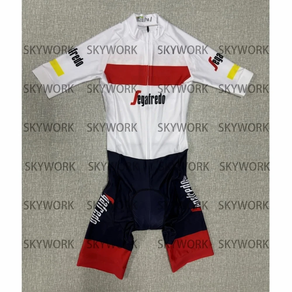 LASER CUT Skinsuit 2025 Segafredo TEAM Short Bodysuit SHORT Cycling Jersey Bike Bicycle Clothing Maillot Ropa Ciclismo
LASER CUT Skinsuit 2025 Segafredo TEAM Short Bodysuit SHORT Cycling Jersey Bike Bicycle Clothing Maillot Ropa Ciclismo