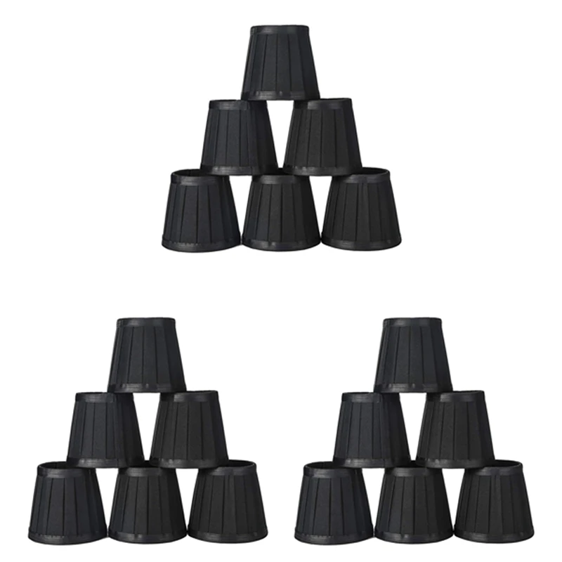 Clip On Lampshades Candle Chandelier Lampshades For Ceiling Pendant Light Table Lamp Floor Light 18 Pcs Black Retail
Clip On Lampshades Candle Chandelier Lampshades For Ceiling Pendant Light Table Lamp Floor Light 18 Pcs Black Retail