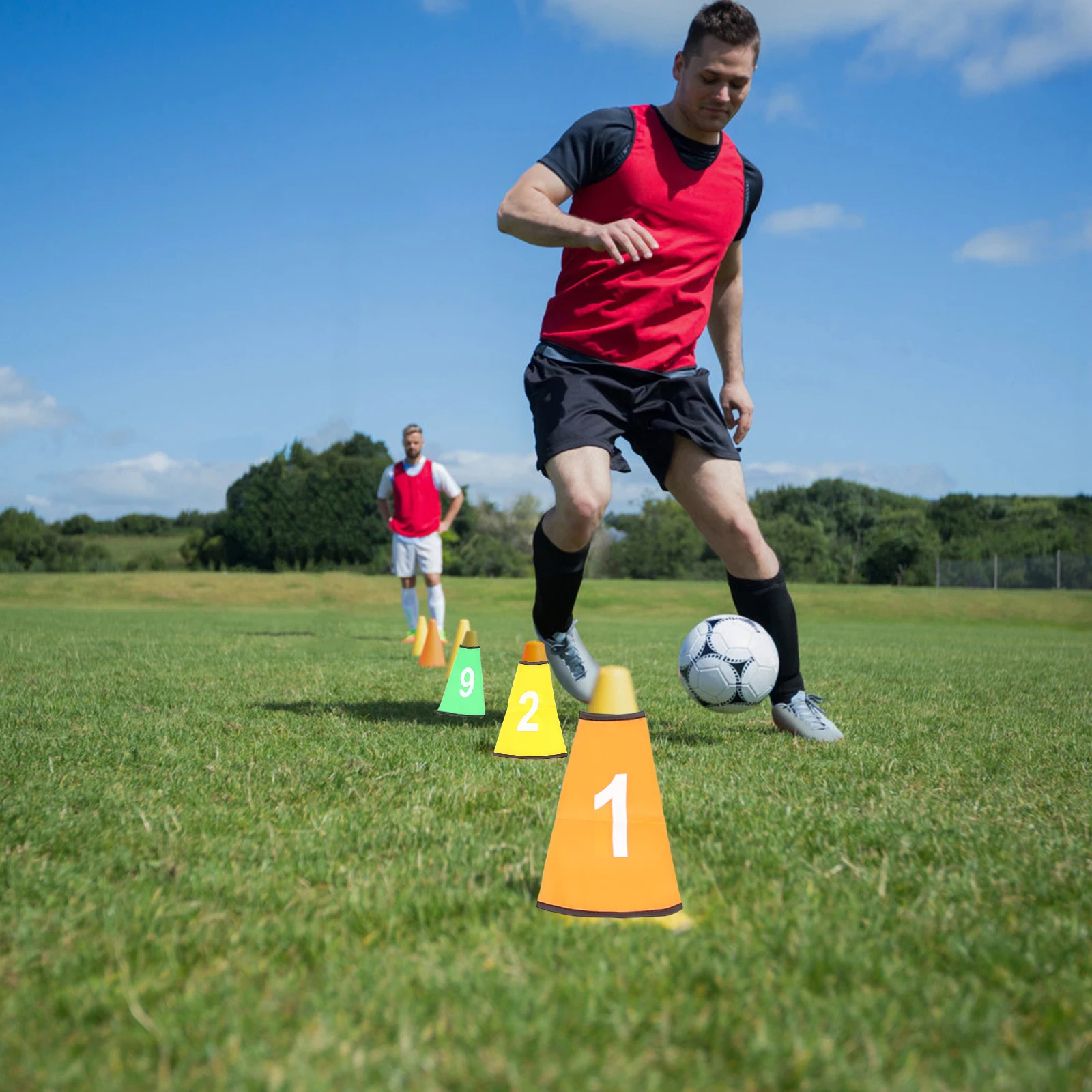 10Pcs Digital Sleeve Logo Bucket Cover Numbered Cone Protector Durable Soccer Training Equipment Fitness Accessories
10Pcs Digital Sleeve Logo Bucket Cover Numbered Cone Protector Durable Soccer Training Equipment Fitness Accessories