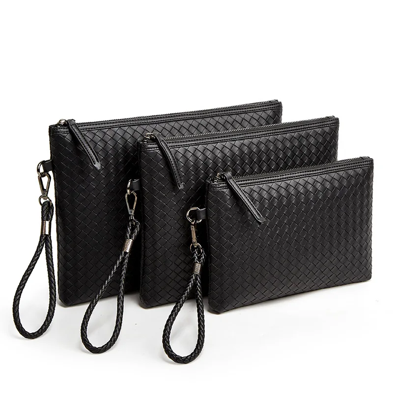 New Knitted Leather Handbag for Men's Wallet Soft Handbag Large Capacity Phone Bag Business Underarm Bag
New Knitted Leather Handbag for Men's Wallet Soft Handbag Large Capacity Phone Bag Business Underarm Bag
