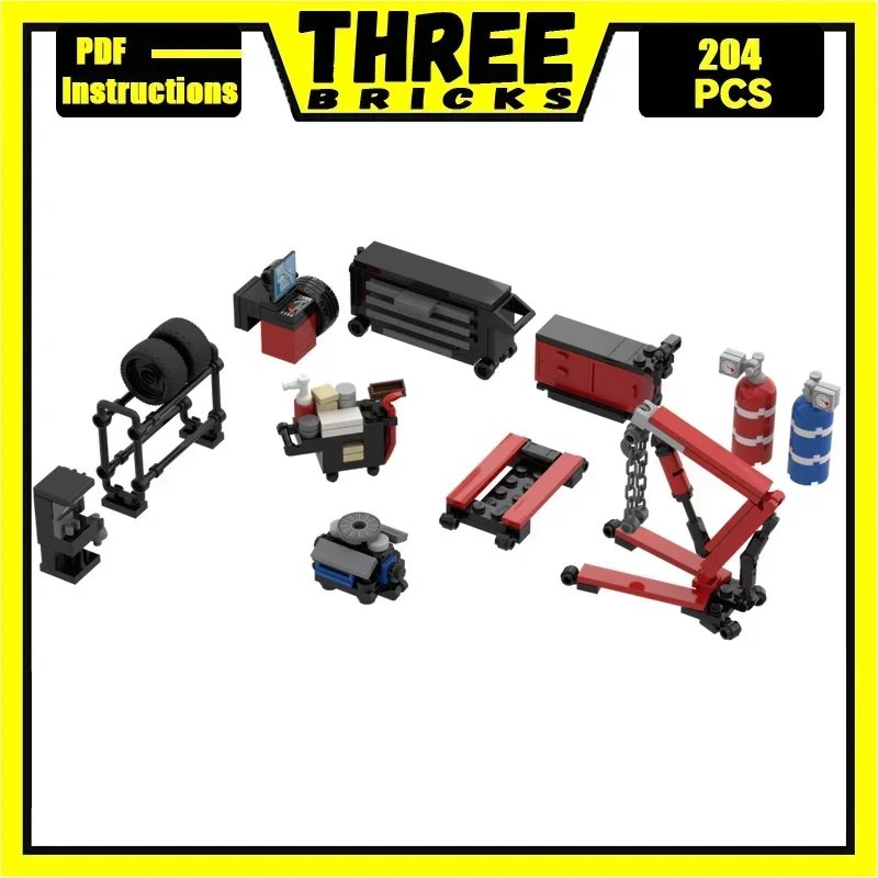 YcMoc Building Blocks Speed Champs Garage Model Technology Bricks DIY Assembly F1 Events Vehicle Repair Tools Toys Gifts
YcMoc Building Blocks Speed Champs Garage Model Technology Bricks DIY Assembly F1 Events Vehicle Repair Tools Toys Gifts