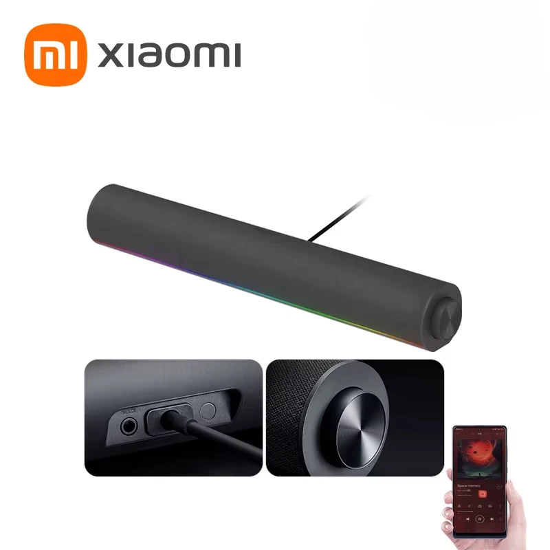 Компьютерный динамик XIAOMI Redmi, четырехканальный стерео RGB окружающий свет, Bluetooth 5,0, встроенная ручка микрофона, управление
Компьютерный динамик XIAOMI Redmi, четырехканальный стерео RGB окружающий свет, Bluetooth 5,0, встроенная ручка микрофона, управление