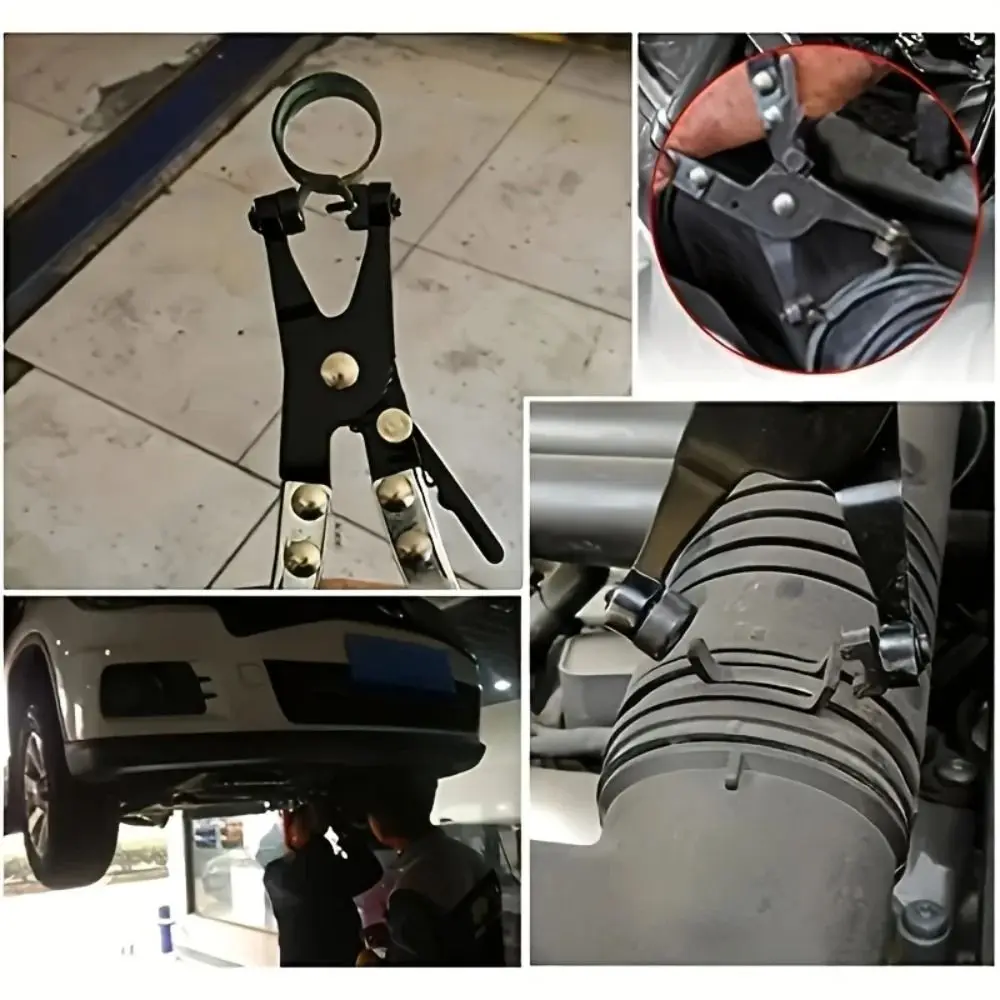 Flexible Bendable Structure Auto Pipe Clamp Gripping Plier Anti-Rust Treatment Solid Metal Material Bendable Hose Clamp Tool
Flexible Bendable Structure Auto Pipe Clamp Gripping Plier Anti-Rust Treatment Solid Metal Material Bendable Hose Clamp Tool