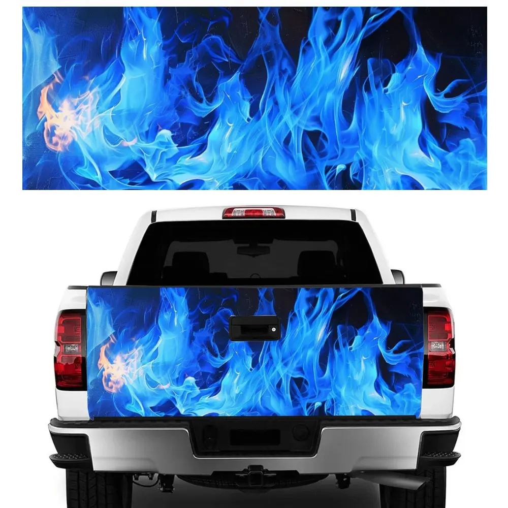 Burning Blue Flames Smoke Car Tail Trunk Protect Vinly Decal Auto Accessories DIY Hood Decoration Sticker for Off-road Pickup
Burning Blue Flames Smoke Car Tail Trunk Protect Vinly Decal Auto Accessories DIY Hood Decoration Sticker for Off-road Pickup