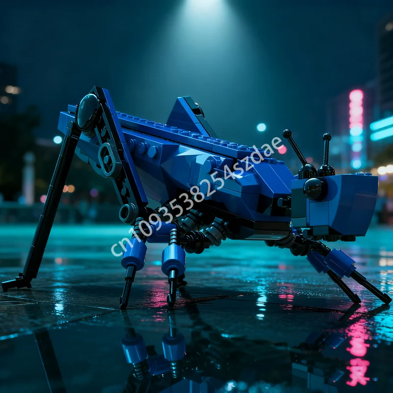 151pcs MOC Royal Blue Grasshopper Systemed Model Building Blocks Construction Assemble DIY Creative Christmas Gift Toy Brick
151pcs MOC Royal Blue Grasshopper Systemed Model Building Blocks Construction Assemble DIY Creative Christmas Gift Toy Brick