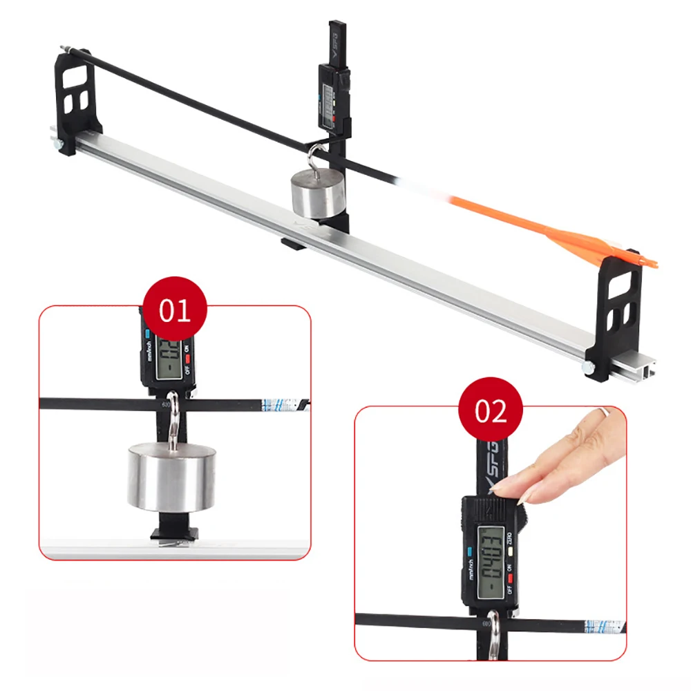 Arrow Deflection Tester DIY Bow Adjustment Tool Measure Arrow Spine Adapt Angle for Archery Hunting Shooting
Arrow Deflection Tester DIY Bow Adjustment Tool Measure Arrow Spine Adapt Angle for Archery Hunting Shooting