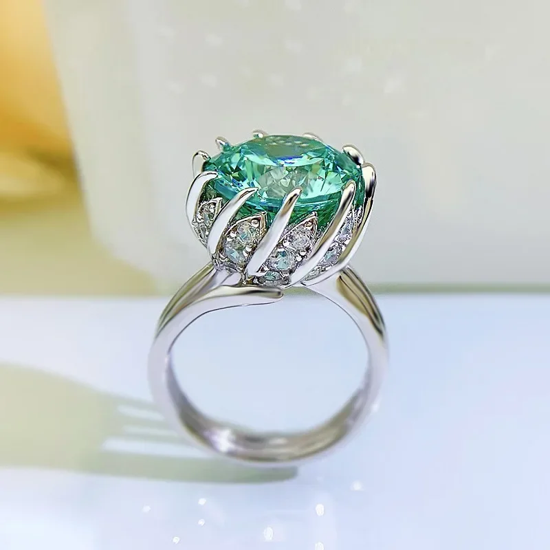 Flower 5ct Emerald Diamond Ring 100% Real 925 sterling silver Party Wedding band Rings for Women Bridal Engagement Jewelry
Flower 5ct Emerald Diamond Ring 100% Real 925 sterling silver Party Wedding band Rings for Women Bridal Engagement Jewelry