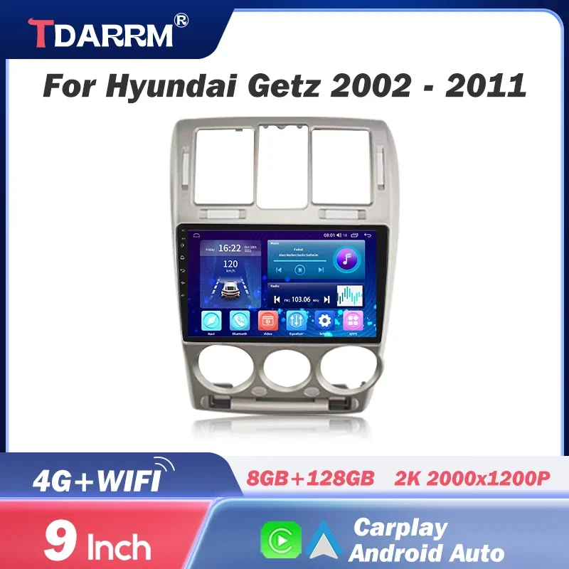 Мультимедийный видеоплеер TDARRM для Hyundai Getz 2002-2011 с Bluetooth, навигацией, стерео, GPS, Carplay, Авторадио на Android 13, автомобильное радио
Мультимедийный видеоплеер TDARRM для Hyundai Getz 2002-2011 с Bluetooth, навигацией, стерео, GPS, Carplay, Авторадио на Android 13, автомобильное радио