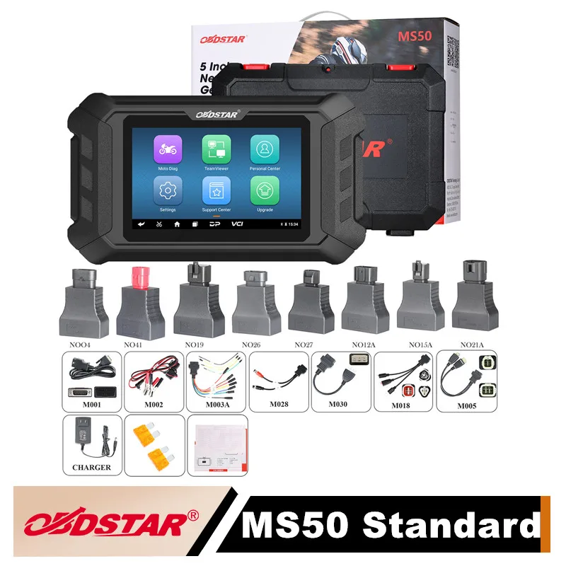OBDSTAR MS50 Standard 5 Inch New Generation of Intelligent Motorcycle Diagnostic Tool
OBDSTAR MS50 Standard 5 Inch New Generation of Intelligent Motorcycle Diagnostic Tool