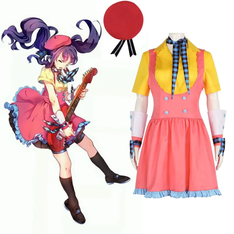 Xin Hua Miku Cosplay Costume With Hat Virtual Singer Little Angel Top Strap Skirt Necktie Halloween Role Playing Set For Girls
Xin Hua Miku Cosplay Costume With Hat Virtual Singer Little Angel Top Strap Skirt Necktie Halloween Role Playing Set For Girls