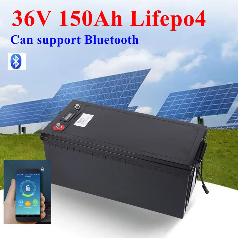 36V 100Ah 100A 150AH 150A power supply lifepo4 lithium iron battery Deep cycle choice Bluetooth BMS for trolling boat golf cart
36V 100Ah 100A 150AH 150A power supply lifepo4 lithium iron battery Deep cycle choice Bluetooth BMS for trolling boat golf cart