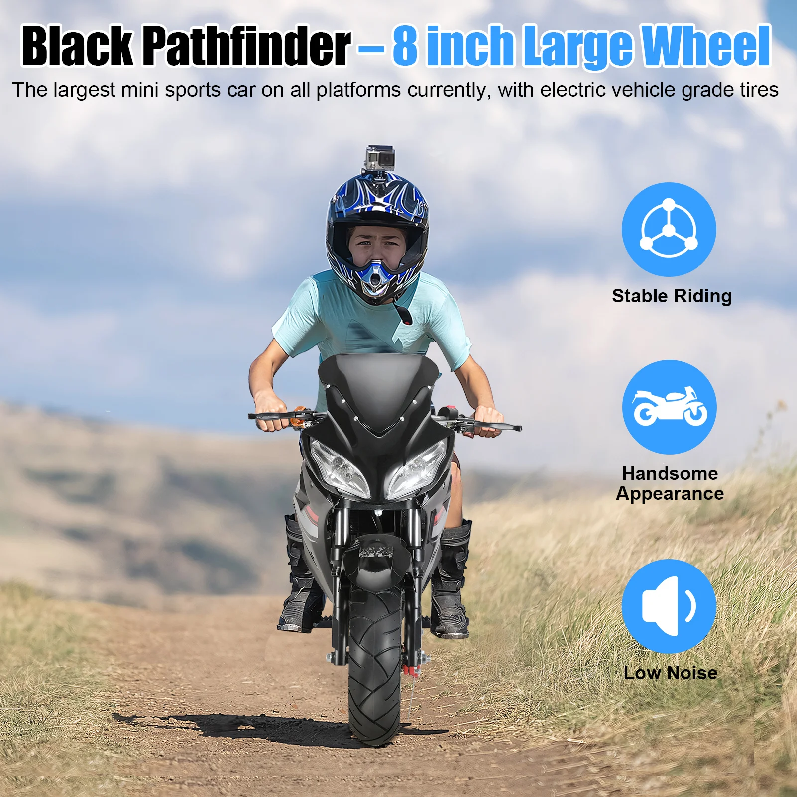 1 X Mini Motorcycle 49Cc 4-Stroke Pocket Rocket Motorcycle, 8-Inch Wheel Mini Motorcycle, Gas Motorcycle with Front Disc Brakes, Top Speed 20 Mph
1 X Mini Motorcycle 49Cc 4-Stroke Pocket Rocket Motorcycle, 8-Inch Wheel Mini Motorcycle, Gas Motorcycle with Front Disc Brakes, Top Speed 20 Mph